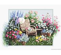 Luca-S Kit punto croce, cotone, multicolore, 43 x 28 cm