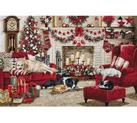 Luca-S Kit punto croce Gold - Pets Interior, BU5013