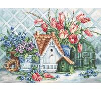 Luca-S Kit punto croce piccolo quartiere pittoresco B2395 38 x 28 cm