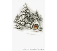 Set di punto croce Luca-S "Nella neve", motivo di conteggio, 19,5x21,5cm