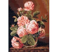Luca-S Petit Point Kit Vaso di Rose G488