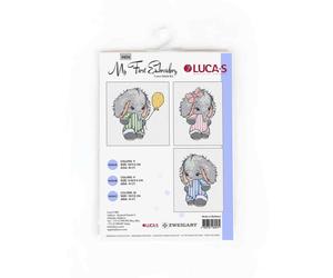 Luca-S Set per punto croce "Il mio primo ricamo m04 3 pezzi", schema di conteggi