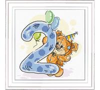 Luca-S Set per Punto Croce, Multicolore, 22,5x31,5cm