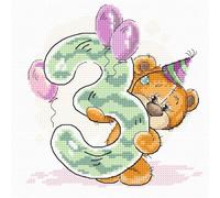 Luca-S Set per Punto Croce, Multicolore, 32,5x42,5cm