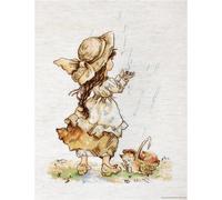 Luca-S Set punto croce "Summer rain", schema di conteggio, 22x30,5cm