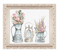 Luca-S SRL Kit Punto Croce Luca-S - Lampada (B7005), Set Ricamo, Kit Ricamo