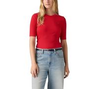 Luca Slim Tee Urban Red Rib Knit