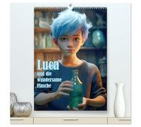 Luca und die wundersame Flasche (hochwertiger Premium Wandkalender 2026 DIN A2 hoch), Kunstdruck in Hochglanz: Das Geheimnis der Flasche