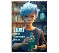 Luca und die wundersame Flasche (Wandkalender 2026 DIN A2 hoch), CALVENDO Monatskalender: Das Geheimnis der Flasche