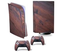 lucaeuden Skin in Legno Rustico Compatibile con La Versione Disco del Controller Ps5 con Caratteristiche Antiscivolo E Design Moderno Adesivo di Protezione in Vinile planks-0301