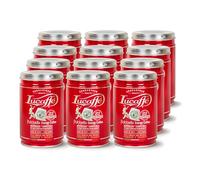 Lucaffè - 12 Barattoli (264 Capsule) Pulcinella | Energy Coffee | Caffè Espresso Cremoso | Tostatura Scura | Gusto Corposo e Liquoroso | Aroma Intenso e Avvolgente | Compatibile con Nespresso