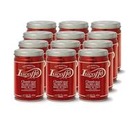 Lucaffè - 12 Barattoli Caffè Macinato Classic 250 Gr | Caffè Cremoso di Altissima Qualità per Moka, macchine Filter Coffee | Tostatura Media | Gusto Dolce e Corposo | Aroma Fine e Cioccolatoso