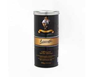 Lucaffè - Barattolo Caffè in Grani Mr. Exclusive 100% Arabica 500 Gr | Caffè in Chicchi Interi da macinare per Espresso | Tostatura Media | Gusto Dolce e Cremoso | Aroma Intenso e Avvolgente