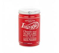 Lucaffè - Barattolo Caffè Macinato Classic 250 Gr | Caffè Cremoso di Altissima Qualità per Moka, macchine Filter Coffee | Tostatura Media | Gusto Dolce e Corposo | Aroma Fine e Cioccolatoso