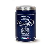 LUCAFFÈ Blucaffè caffè in grani, barattolo caffè 250 gr acciaio salva aroma, chicchi di caffè arabica Gourmet, gusto fruttato, tostatura media, corposità media, aroma intenso, poca caffeina