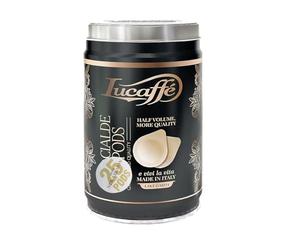 Lucaffè, Caffè 100% Arabica, 25 Cialde, aderente allo Standard ESE, 44mm Compostabili In Barattoli d’Acciaio (1)