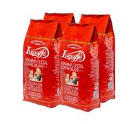 Lucaffè Caffè in Grani Mamma Lucia, 4 Confezioni da 1 kg, Espresso