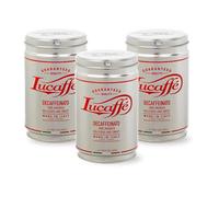 Lucaffè Caffè Macinato Decaffeinato, 3 Barattoli da 250 g