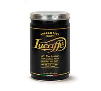 LUCAFFÈ Mr. Exclusive Arabica caffè macinato barattolo caffè 250gr acciaio salva aroma caffe macinato arabica origine Sud America Asia Africa gusto dolce aroma pane tostato corpo medio