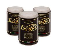 Lucaffé Mr. Exclusive Caffè Arabica in Grani 250g Barattolo Salvaroma, Origine Sud America, Asia, Africa, Gusto Dolce (3x250g, Aroma di Pane Tostato)