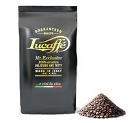 Lucaffè Mr. Exclusive, Caffè in Grani, 100% Arabica, Aroma Ricco: Pane Tostato e Mandorla, Gusto Dolce, Artigianale, Sacchetto Salvaroma, Intenso, Ideale per un Espresso Perfetto (1x700gr, Arabica)