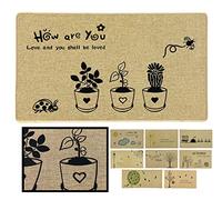 LucaHome - Tappeto corridoio casa Verona Flowers 40 x 70, antiscivolo, tappeti, per soggiorno, tappeto da interno, tappeti da corridoio