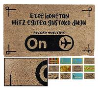 LucaHome Zerbino Coco 40x70 Antiscivolo Zerbino Ingresso Casa Etxe Honetan, Zerbini Ingresso Casa, Tappetino Interno o Zerbino Esterno