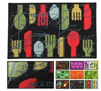 LucaHome Zerbino Cucina Moquette Antiscivolo Molto Assorbente, Zerbino Colours 40 x 60 cm, Zerbino per Interno, Lavabile in Lavatrice