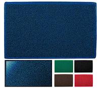 LucaHome - Zerbino in spugna villena blu rettangolare con base antiscivolo molto assorbente, zerbino 35 x 52 cm ricci PVC, zerbino per esterni e interni