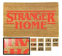 LucaHome Zerbino ingresso casa originale e divertente di cocco naturale - Zerbino Stranger Home 33x60 - ideale per porte esterne coperte, corridoi e ingressi di casa