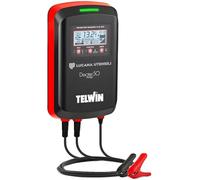 Lucana Utensili Caricabatterie elettronico Multifunzione 6V 12V 24V per Batterie Auto Moto TELWIN Tester Diagnostica Doctor Charge 50 Edizione 2023 - cod. 807613