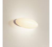 Lucande Applique a LED Leihlo, bianco, plastica, altezza 8 cm LUCANDE