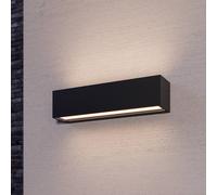 Lucande applique a LED Lengo, 25 cm antracite, up/down 3000K LUCANDE