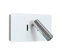 Lucande Applique a LED (Moderno) colore Bianco, in Metallo ad es. Cucina lampadina inclusa applique