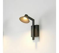 Lucande Applique a LED Steve, nera, 24 cm, USB, dimmerabile LUCANDE