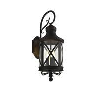 Lucande Applique da esterni dimmerabile (Antico) colore Marrone, in Metallo applique lampada LED outdoor per facciata/parete terrazzo e balcone