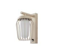 Lucande Applique da esterni dimmerabile con sensore di movimento (Moderno) colore Beige, in Alluminio parete esterna/parete casa abitazione terrazzo und balcone