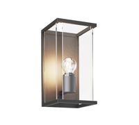 Lucande Applique da esterni dimmerabile (Moderno) colore Nero, in Alluminio applique lampada LED outdoor per facciata/parete terrazzo e balcone