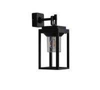 Lucande Applique da esterni dimmerabile (Moderno) colore Nero, in Alluminio applique lampada LED outdoor per facciata/parete terrazzo e balcone