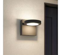 Lucande Applique da esterni LED Belna, metallo, IP65, antracite LUCANDE