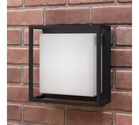 Lucande applique da esterni LED Ilirian, antracite, alluminio, 25 cm LUCANDE