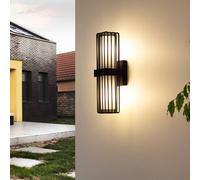 Lucande applique da esterno Chandan, 41,9 cm, antracite, alluminio LUCANDE