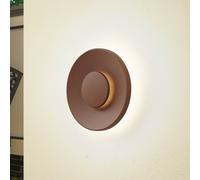 Lucande Applique da esterno Kayana, color ruggine, alluminio, 24 cm LUCANDE