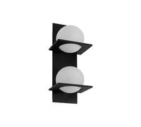Lucande Applique dimmerabile (Moderno) colore Nero, in Metallo ad es. Corridoio applique