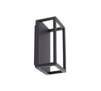 Lucande Applique LED da esterni (Moderno) colore Nero, in Alluminio lampadina inclusa applique lampada outdoor per facciata/parete terrazzo e
