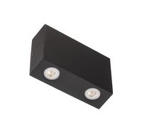 Lucande Applique LED da esterni (Moderno) colore Nero, in Alluminio lampadina inclusa applique lampada outdoor per facciata/parete terrazzo e