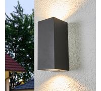 Lucande applique Xava, up/down, antracite, a 2 luci, GU10 LUCANDE