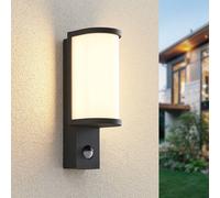 Lucande Jokum applique da esterni LED IP54 sensore LUCANDE