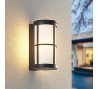 Lucande Kelini applique da esterni, grigio scuro LUCANDE