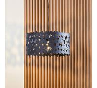 Lucande lampada a sospensione Aeloria, nero, Ø 45 cm, ferro, E27 LUCANDE